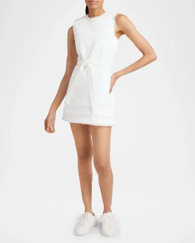 Cinq à Sept Mindie Sleeveless Fringe Mini Dress | Thumbnail 2 Cinq à Sept Mindie Sleeveless Fringe Mini Dress | Thumbnail 2