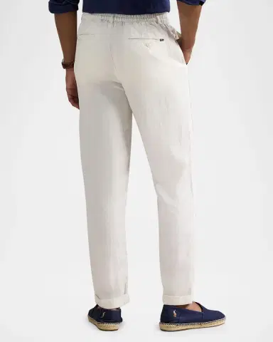 Polo Ralph Lauren Men's Prepster Slim Tapered Linen Pants | Thumbnail 3 Polo Ralph Lauren Men's Prepster Slim Tapered Linen Pants | Thumbnail 3