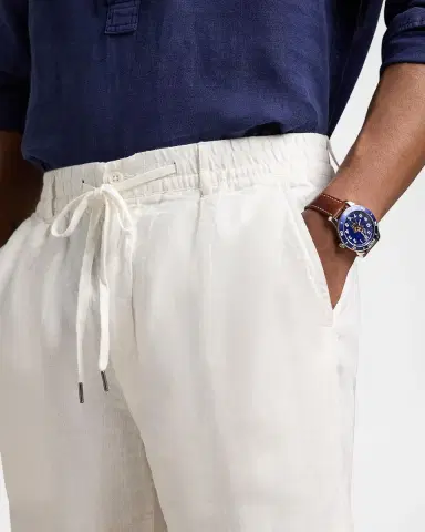 Polo Ralph Lauren Men's Prepster Slim Tapered Linen Pants | Thumbnail 5 Polo Ralph Lauren Men's Prepster Slim Tapered Linen Pants | Thumbnail 5