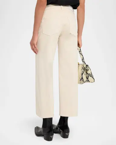 RE/DONE Mid-Rise Wide-Leg Crop Jeans | Thumbnail 3