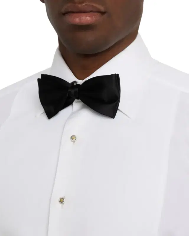 Men 's Kavos Sterling Silver and Bronze Tuxedo Stud Set