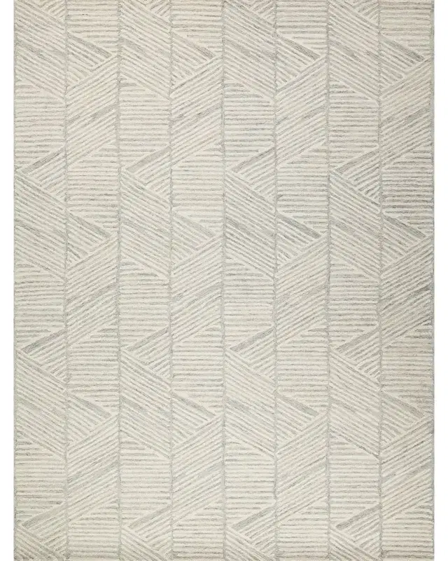 Exquisite Rugs Kascata Hand-Tufted Silver/ Rug