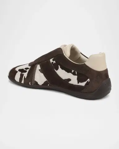 Vince Solaris Calf Hair Slim Trainer Sneakers | Thumbnail 2