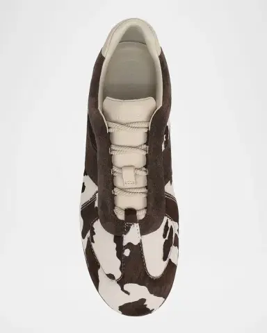 Vince Solaris Calf Hair Slim Trainer Sneakers | Thumbnail 4