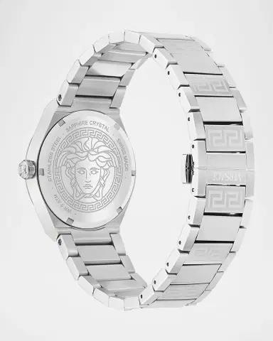 Versace V-Auria 39MM Stainless Steel Bracelet Watch | Thumbnail 4 Versace V-Auria 39MM Stainless Steel Bracelet Watch | Thumbnail 4