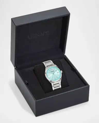 Versace V-Auria 39MM Stainless Steel Bracelet Watch | Thumbnail 5 Versace V-Auria 39MM Stainless Steel Bracelet Watch | Thumbnail 5