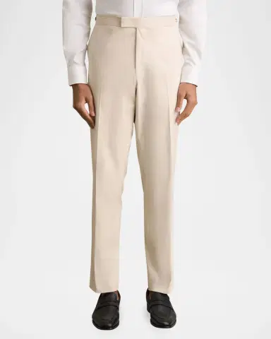Reiss Men's Putney Cotton Trousers | Thumbnail 2