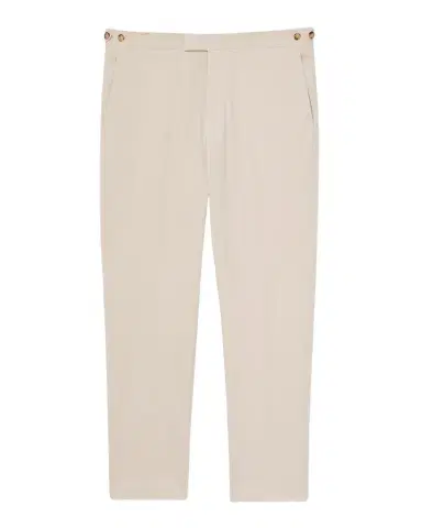 Reiss Men's Putney Cotton Trousers | Thumbnail 1