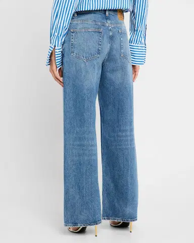 Polo Ralph Lauren 3x1 Rigid Denim Wide-Leg Jeans | Thumbnail 3 Polo Ralph Lauren 3x1 Rigid Denim Wide-Leg Jeans | Thumbnail 3
