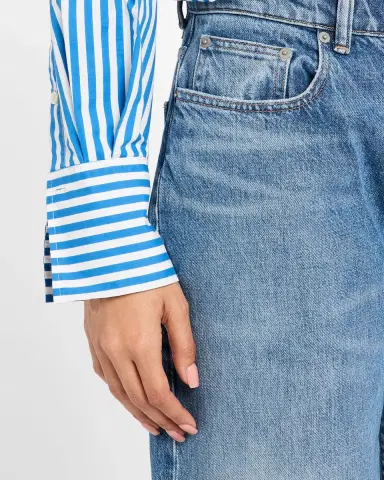 Polo Ralph Lauren 3x1 Rigid Denim Wide-Leg Jeans | Thumbnail 6 Polo Ralph Lauren 3x1 Rigid Denim Wide-Leg Jeans | Thumbnail 6