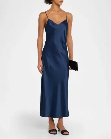 Polo Ralph Lauren Satin Midi Slip Dress | Thumbnail 3