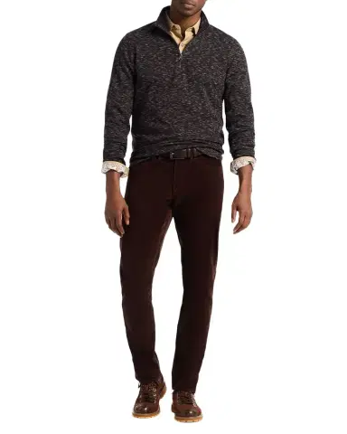 Robert Graham Men 's Matson Heathered Quarter-Zip Sweater | Thumbnail 1