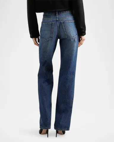 Dolce & Gabbana Adon Tavex Embellished Straight-Leg Jeans | Thumbnail 3