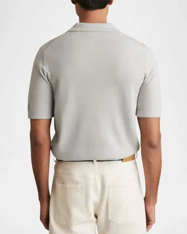 Reiss Men's Manor Short-Sleeve Polo Shirt | Thumbnail 3 Reiss Men's Manor Short-Sleeve Polo Shirt | Thumbnail 3