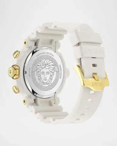 Versace Real Active Chrono 45MM White Ecoceramic Watch | Thumbnail 4 Versace Real Active Chrono 45MM White Ecoceramic Watch | Thumbnail 4
