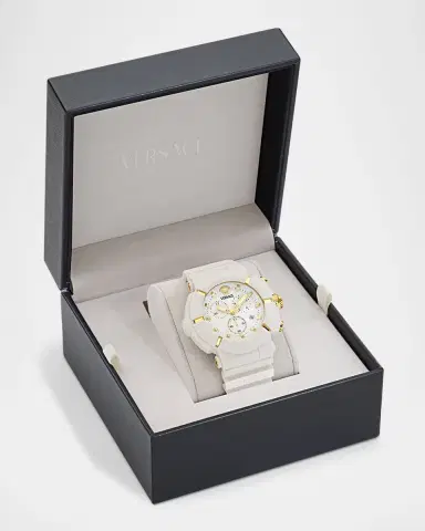 Versace Real Active Chrono 45MM White Ecoceramic Watch | Thumbnail 5 Versace Real Active Chrono 45MM White Ecoceramic Watch | Thumbnail 5