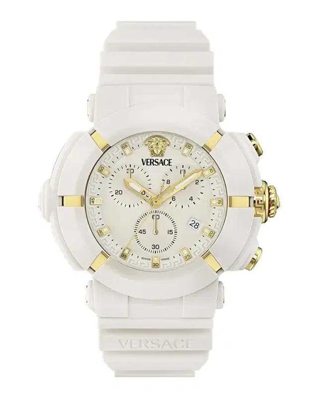 Real Active Chrono 45MM White Ecoceramic Watch