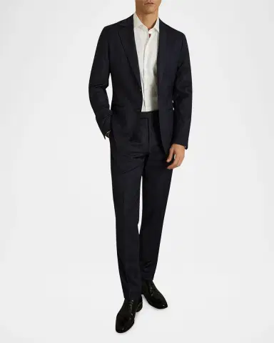 Reiss Men's Hatch Textured Single-Breasted Sport Coat | Thumbnail 2 Reiss Men's Hatch Textured Single-Breasted Sport Coat | Thumbnail 2