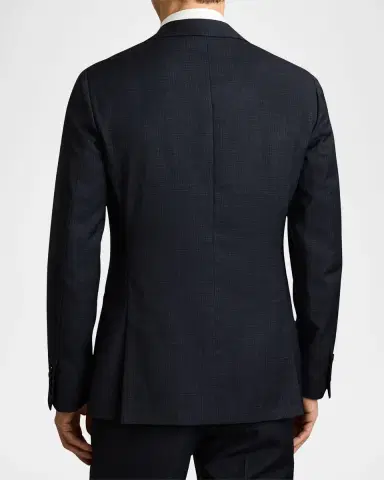 Reiss Men's Hatch Textured Single-Breasted Sport Coat | Thumbnail 3 Reiss Men's Hatch Textured Single-Breasted Sport Coat | Thumbnail 3
