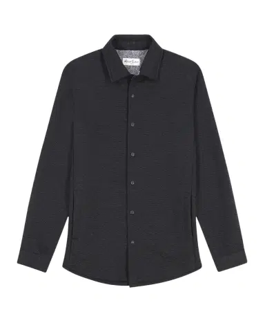 Robert Graham Men 's Downey Jacquard Scallop Knit Shirt Jacket | Thumbnail 1