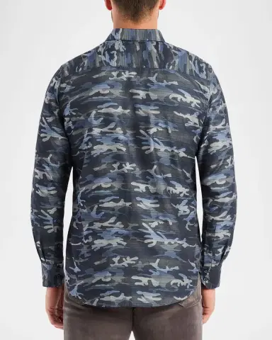 Robert Graham Men's Harrington Camouflage Stretch Sport Shirt | Thumbnail 2