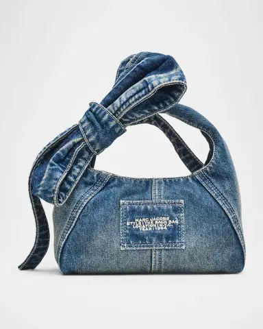 Marc Jacobs The Sack Bow Denim Top-Handle Bag | Thumbnail 3 Marc Jacobs The Sack Bow Denim Top-Handle Bag | Thumbnail 3
