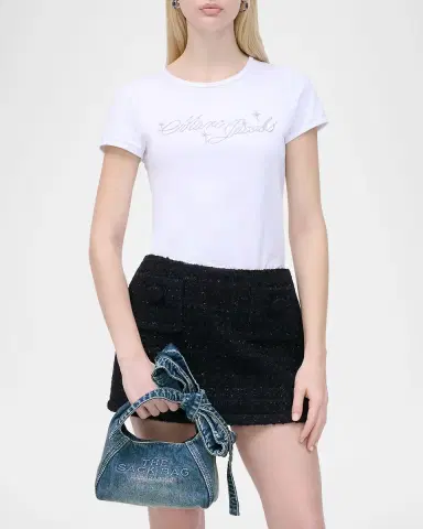 Marc Jacobs The Sack Bow Denim Top-Handle Bag | Thumbnail 5 Marc Jacobs The Sack Bow Denim Top-Handle Bag | Thumbnail 5