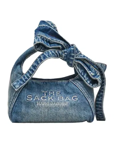 Marc Jacobs The Sack Bow Denim Top-Handle Bag | Thumbnail 1 Marc Jacobs The Sack Bow Denim Top-Handle Bag | Thumbnail 1