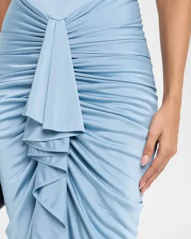 Et Ochs Selena Strapless Draped Glossy Jersey Gown | Thumbnail 12 Et Ochs Selena Strapless Draped Glossy Jersey Gown | Thumbnail 12