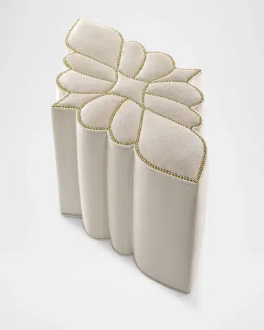 Haute House Elizabeth Snow Ottoman | Thumbnail 4 Haute House Elizabeth Snow Ottoman | Thumbnail 4
