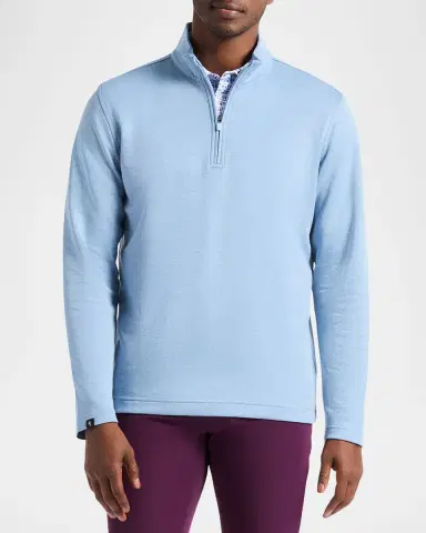 Robert Graham Men 's Troland Stripe Quarter-Zip Sweater | Thumbnail 4
