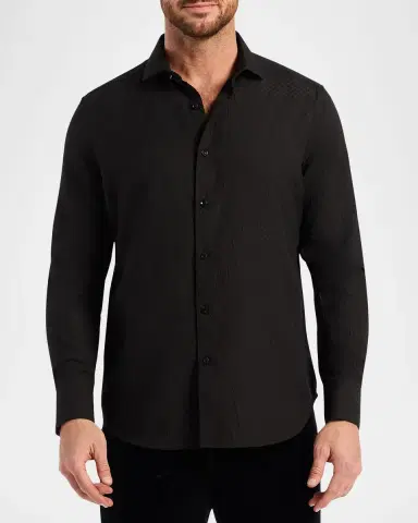 Robert Graham Men's Devonshire Jacquard Sport Shirt | Thumbnail 3