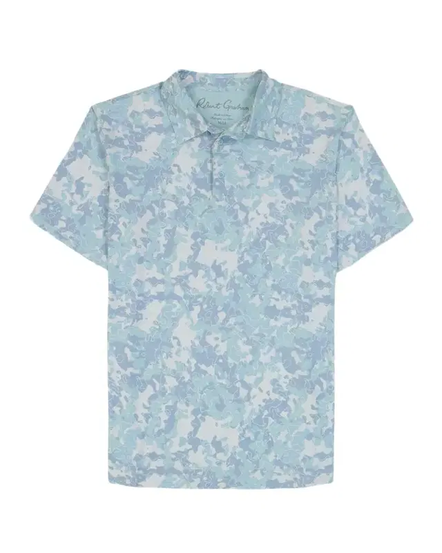 Men 's Eldor Camouflage Stretch Knit Polo Shirt