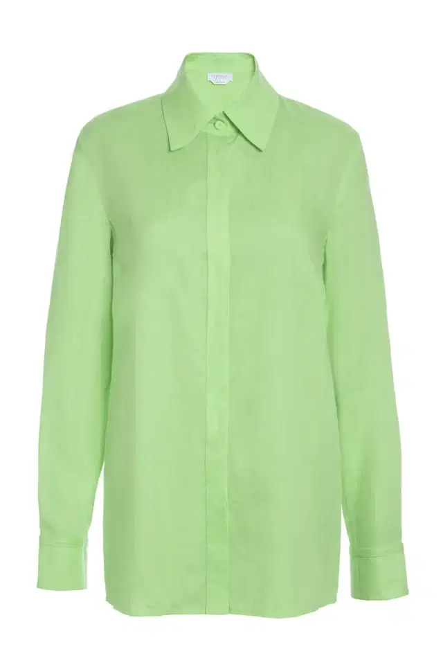 Cruz Shirt in Fluorescent Green Aloe Linen Cruz Shirt in Fluorescent Green Aloe Linen