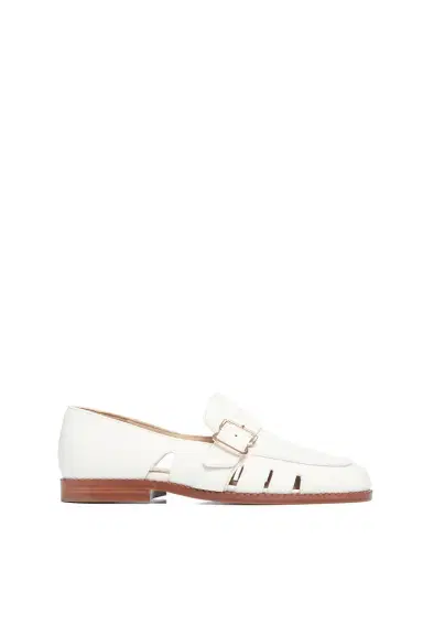 Gabriela Hearst Simon Loafer in Cream Leather | Thumbnail 1