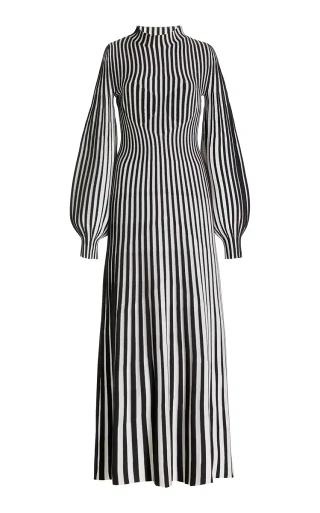 Lee Knit Dress in Charcoal &  Cashmere Silk