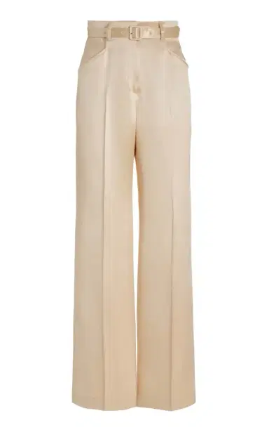 Gabriela Hearst Norman Pant in Champagne Silk | Thumbnail 1