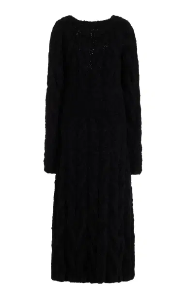 Gabriela Hearst Poppy Knit Dress in Black Welfat Cashmere | Thumbnail 1 Gabriela Hearst Poppy Knit Dress in Black Welfat Cashmere | Thumbnail 1