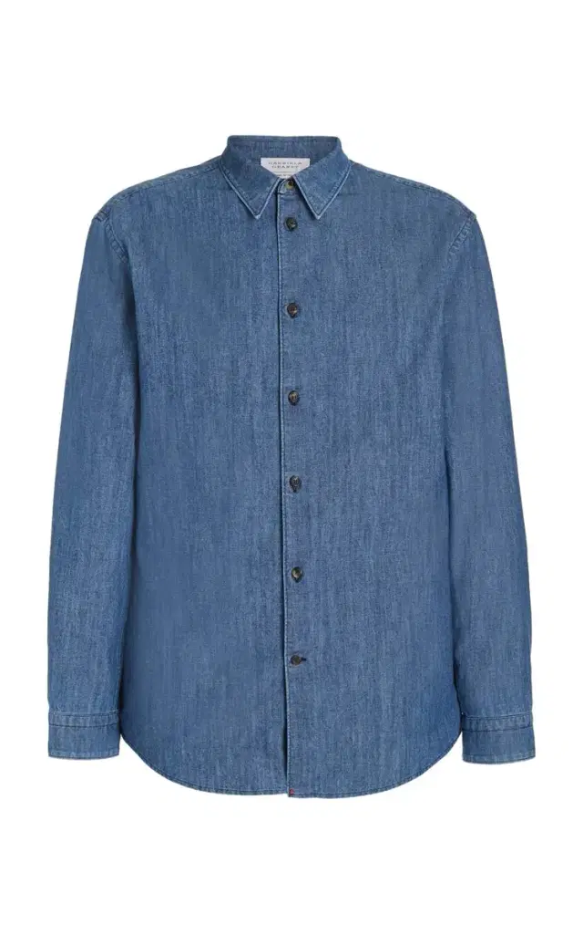 Quevedo Shirt in Blue Organic Denim