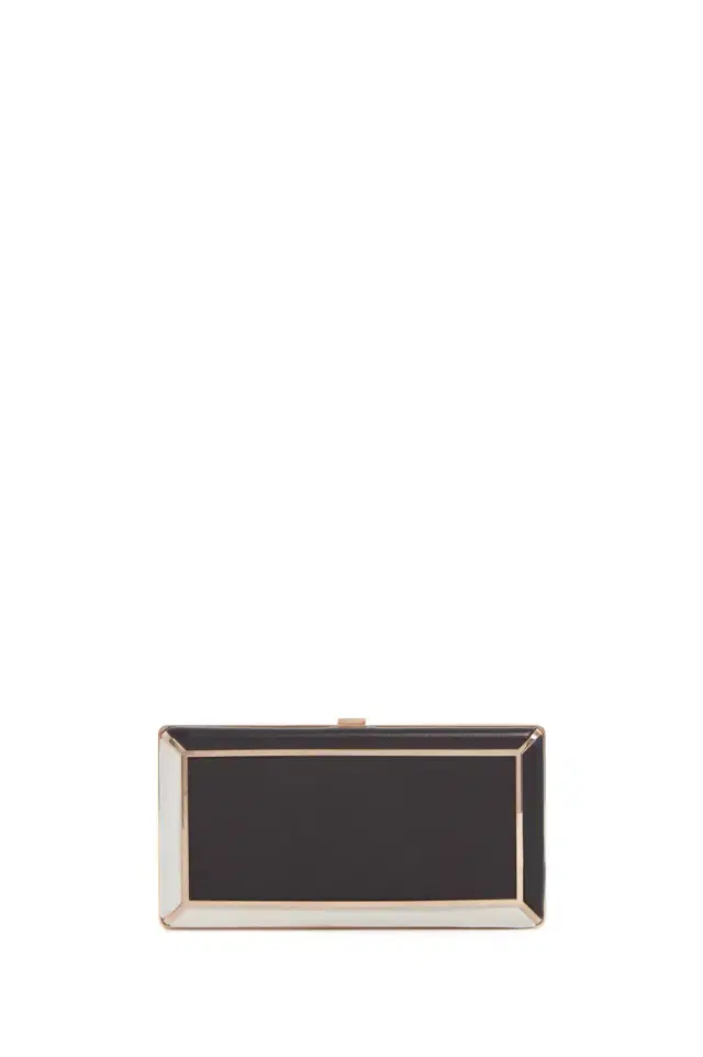 Callas Clutch in Black &  Nappa Leather