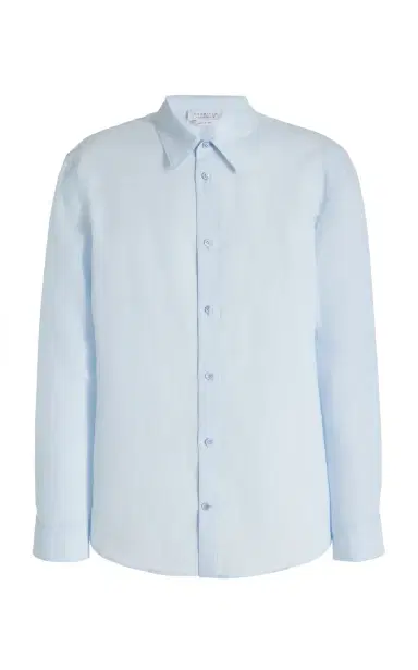 Gabriela Hearst Quevedo Shirt in Light Blue Linen | Thumbnail 1