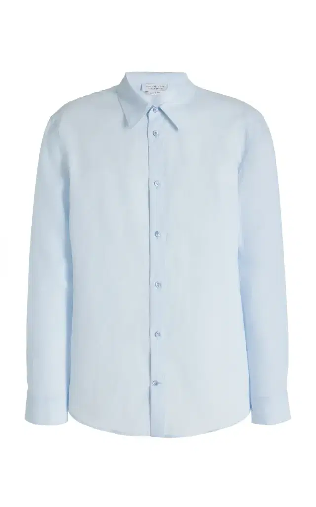 Quevedo Shirt in Light Blue Linen