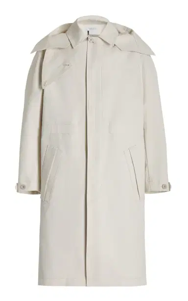 GABRIELA HEARST Malraux Parka in Pale Grey Cotton | Thumbnail 1 GABRIELA HEARST Malraux Parka in Pale Grey Cotton | Thumbnail 1