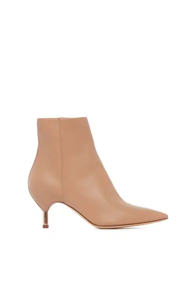 GABRIELA HEARST Valeria Heeled Boot in Dark Camel Leather | Thumbnail 1 GABRIELA HEARST Valeria Heeled Boot in Dark Camel Leather | Thumbnail 1