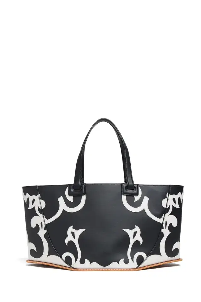 Coyote Tote Bag in Black & Leather Coyote Tote Bag in Black & Leather