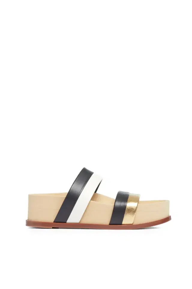 Striker Platform Sandal in Multicolor Leather