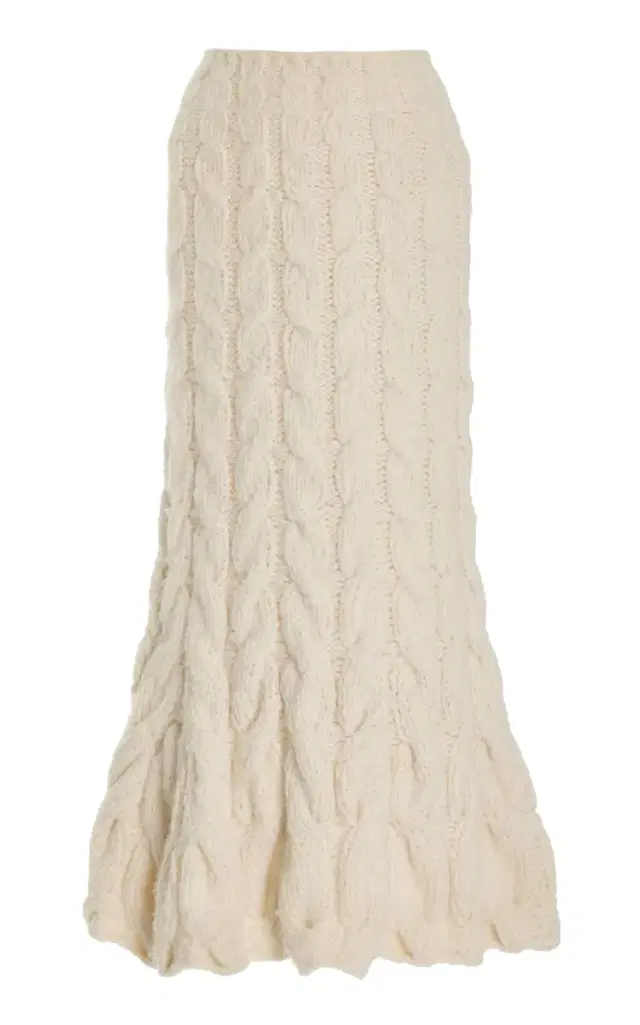 Sienna Knit Skirt in  Welfat Cashmere