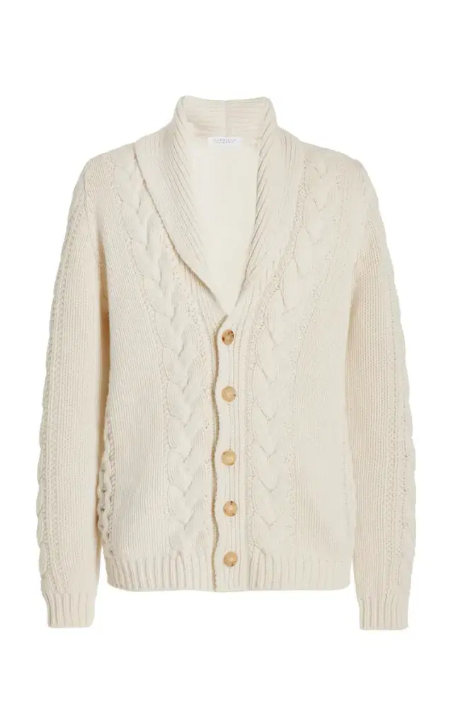 Casa Knit Cardigan in  Cashmere