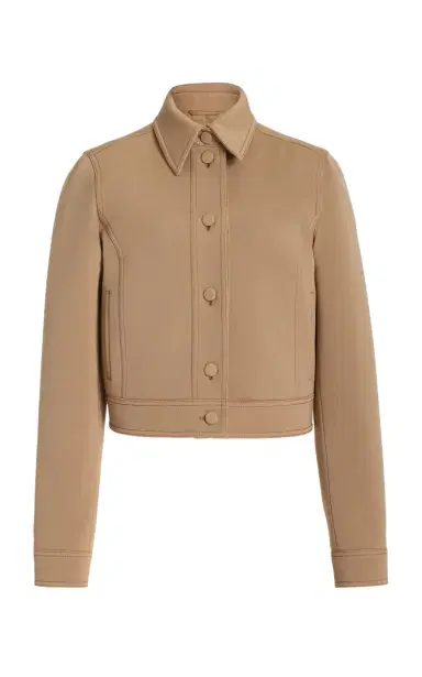 Gabriela Hearst Thereza Jacket in Camel Double-Face Virgin Wool Twill | Thumbnail 1 Gabriela Hearst Thereza Jacket in Camel Double-Face Virgin Wool Twill | Thumbnail 1