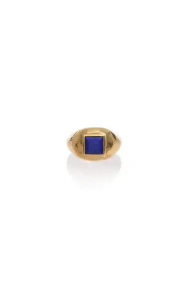 GABRIELA HEARST Medium Ring 18K Gold & Lapis Stone | Thumbnail 1 GABRIELA HEARST Medium Ring 18K Gold & Lapis Stone | Thumbnail 1